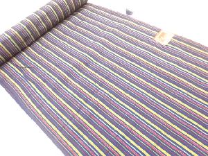 アンティーク　縞模様織出しホームコート地反物